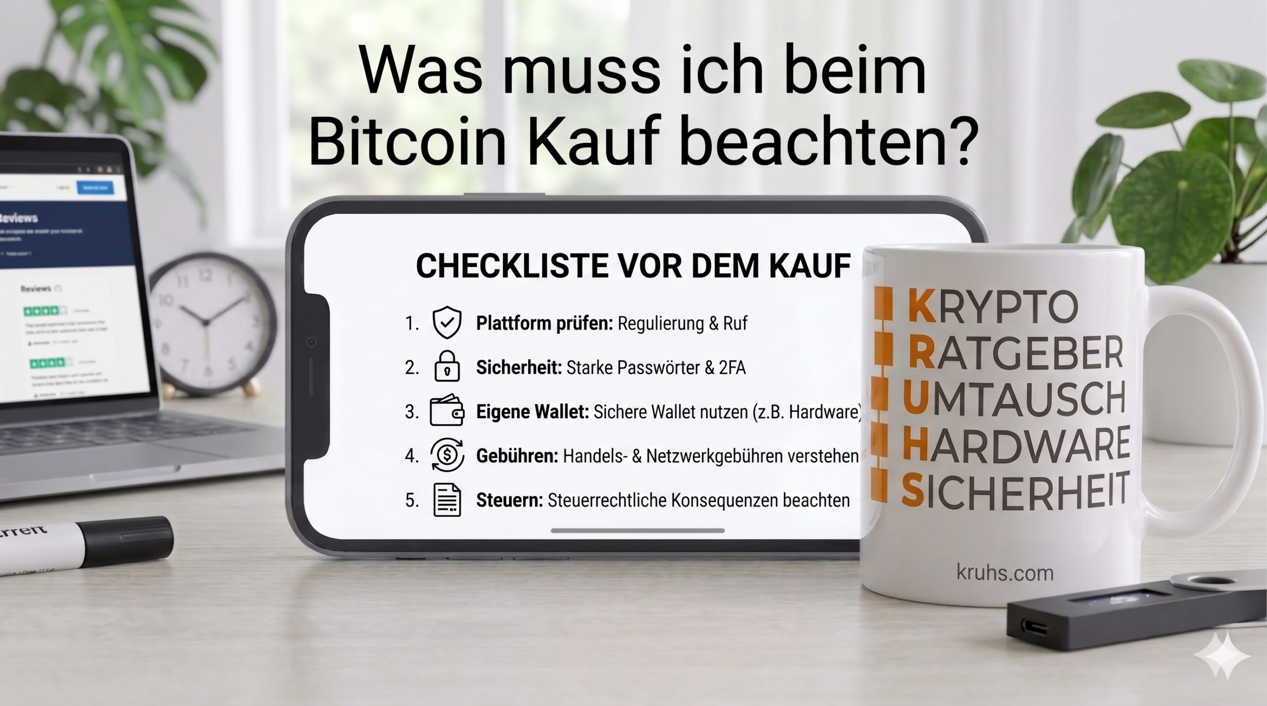 Was muss ich beim Bitcoin Kauf beachten?